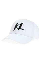 Кепка Karl Lagerfeld Paris бейсболка з логотипом 1159845490 (Білий One Size)