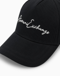 Стильна кепка Armani Exchange бейсболка із логотипом 1159846873 (Чорний One size)