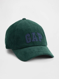 Вельветовая кепка GAP с логотипом 1159848031 (Зеленый One size)
