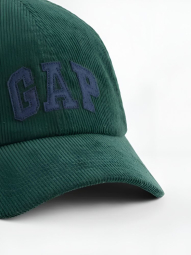 Вельветовая кепка GAP с логотипом 1159848031 (Зеленый One size)