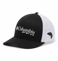 Кепка с логотипом Columbia бейсболка 1159848292 (Черный/Белый S/M)