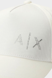Стильная кепка Armani Exchange бейсболка с логотипом 1159848897 (Белый One size)