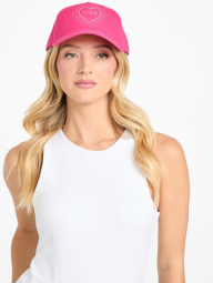 Кепка Guess бейсболка с логотипом 1159849327 (Розовый One size)