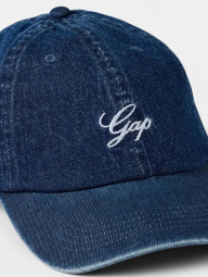 Стильна кепка бейсболка GAP з логотипом 1159850634 (Синій One size)