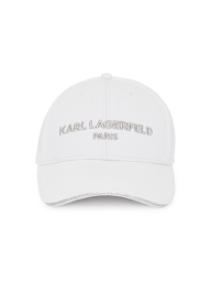 Кепка Karl Lagerfeld Paris бейсболка з логотипом 1159851151 (Білий One Size)