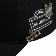 Кепка Karl Lagerfeld Paris бейсболка с логотипом 1159852132 (Черный One Size)