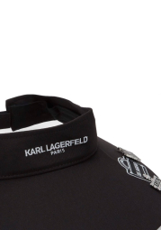Женский козырек Karl Lagerfeld Paris 1159852426 (Черный One Size)