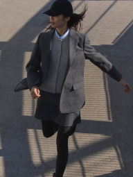 Кепка UNIQLO из смеси шерсти 1159852977 (Черный One size)