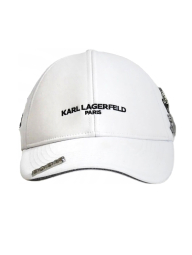 Кепка Karl Lagerfeld Paris бейсболка с логотипом 1159853324 (Белый One Size)