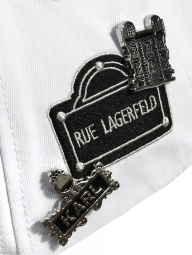 Кепка Karl Lagerfeld Paris бейсболка с логотипом 1159853324 (Белый One Size)