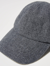 Кепка UNIQLO из смеси шерсти 1159853386 (Серый One size)