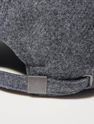 Кепка UNIQLO из смеси шерсти 1159853386 (Серый One size)