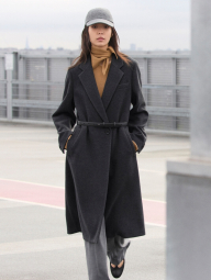 Кепка UNIQLO из смеси шерсти 1159853386 (Серый One size)