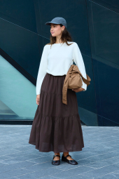 Кепка UNIQLO из смеси шерсти 1159853386 (Серый One size)