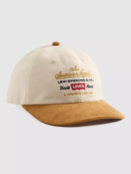Кепка Levi's бейсболка 1159856665 (Коричневий/Молочний One size)