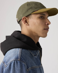 Кепка Levi's бейсболка с вельветовым козырьком 1159862657 (Зеленый One size)