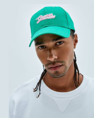 Кепка Guess бейсболка с вышитым логотипом 1159863829 (Зеленый One size)