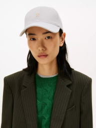 Вовняна кепка Tommy Hilfiger з логотипом 1160222255 (Сірий One size)