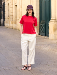 Регулируемая кепка UNIQLO из смеси льна 1161332271 (Коричневый One size)