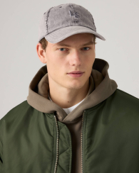 Кепка Levi's бейсболка 1161531835 (Серый One size)