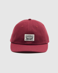 Кепка Levi's бейсболка 1161580690 (Бордовый One size)