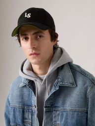 Кепка Levi's бейсболка 1161789265 (Черный One size)