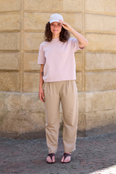 Регулируемая кепка UNIQLO из смеси льна 1162147889 (Молочный One size)