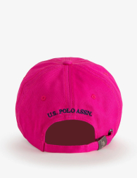 Кепка женская со стразами U.S. Polo Assn бейсболка 1162821023 (Розовый One size)