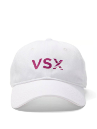 Кепка Victoria's Secret VSX с меняющимся логотипом 1162890216 (Белый One size)