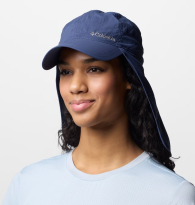 Кепка с накидкой для защиты шеи Columbia 1163122736 (Синий One size)