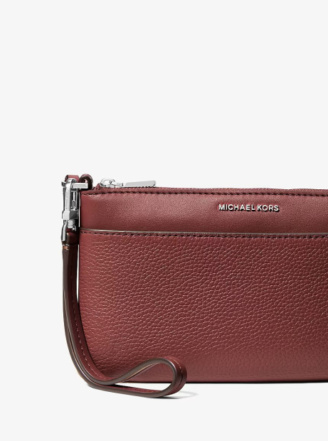 Женская кожаная сумка-клатч Jet Set Michael Kors 1159860916 (Бордовый One size)