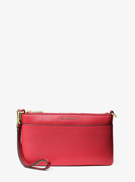 Женская кожаная сумка-клатч Jet Set Michael Kors 1159860917 (Красный One size)