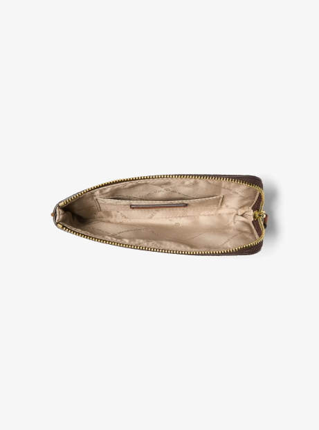 Клатч Jet Set Travel Michael Kors с принтом 1163170321 (Коричневый One size)