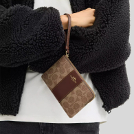 Компактний клатч Coach 1159852967 (Бежевий/Коричневий One size)