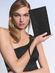 Клатч Victoria's Secret зі стразами 1159855947 (Чорний One size)