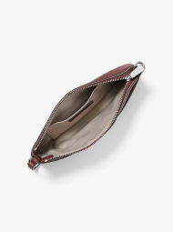 Женская кожаная сумка-клатч Jet Set Michael Kors 1159860916 (Бордовый One size)