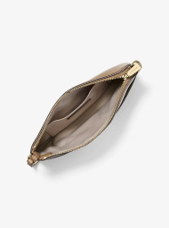 Женская кожаная сумка-клатч Michael Kors 1159860921 (Бежевый One size)