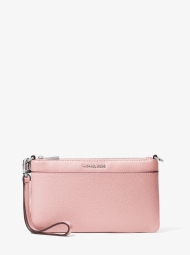 Женская кожаная сумка-клатч Jet Set Travel Michael Kors в подарочной коробке 1161282251 (Розовый One size)