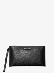 Кожаная женская сумка-клатч Jet Set Travel Jet Set Travel Michael Kors на молнии 1162771584 (Черный One size)
