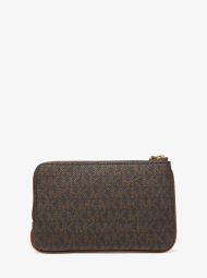 Клатч Jet Set Travel Michael Kors с принтом 1163170321 (Коричневый One size)