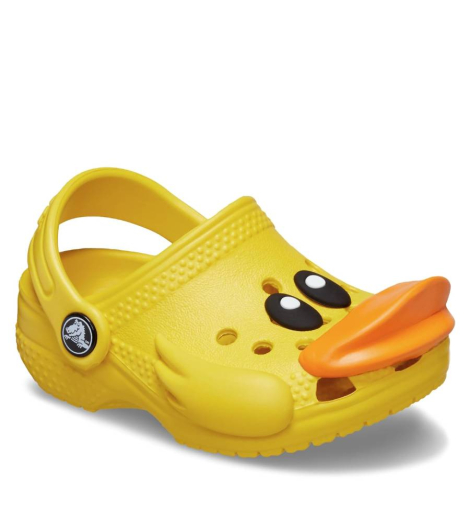 Детские клоги Crocs сабо в виде уточек 17-19 (c2/c3 US) 21,5 см Желтый 1159840113