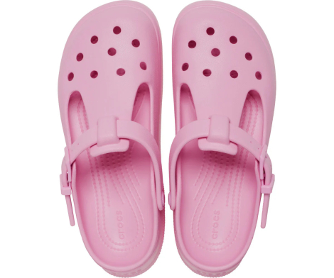 Зручні жіночі клоги Crocs MARY JANE на платформі 37-38 (m5/w7 US) 24 см Рожевий 1159841529