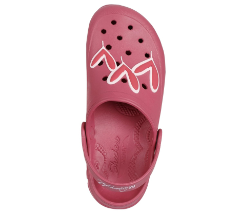 Удобные женские клоги Skechers 38 (8 US) 25 см Розовый 1159849012