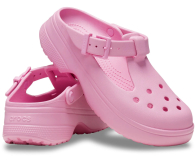 Удобные женские клоги Crocs MARY JANE на платформе 37-38 (m5/w7 US) 24 см Розовый 1159841529