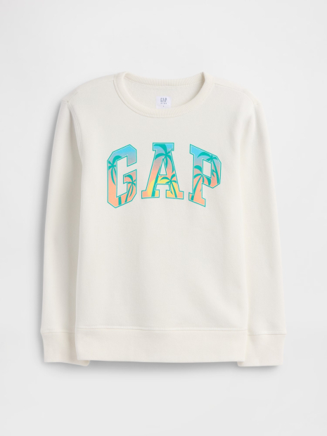 Детский свитшот GAP флис 1159839439 (Молочный S)