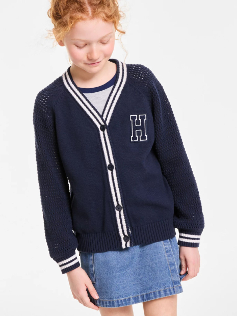 Детский вязаный кардиган Tommy Hilfiger 1159842066 (Синий S)