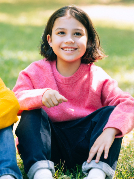 Дитяча кофта із пряжі Soufflé UNIQLO 1159844148 (Рожевий 105-115)