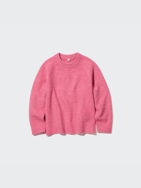 Дитяча кофта із пряжі Soufflé UNIQLO 1159844148 (Рожевий 105-115)