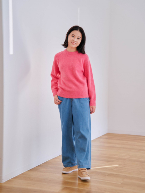 Дитяча кофта із пряжі Soufflé UNIQLO 1159844148 (Рожевий 105-115)