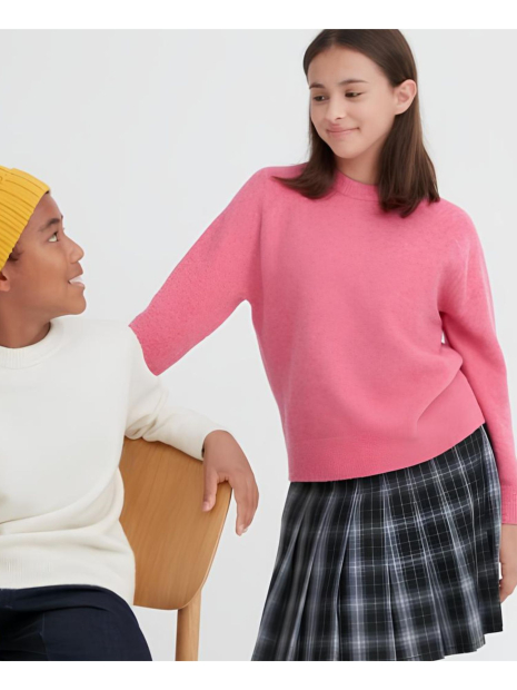 Дитяча кофта із пряжі Soufflé UNIQLO 1159844148 (Рожевий 105-115)